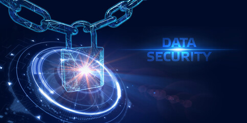 Cyber security data protection business technology privacy concept.