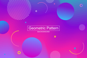 abstract background with circles, vector design gradient blue and purple colour. Ep10