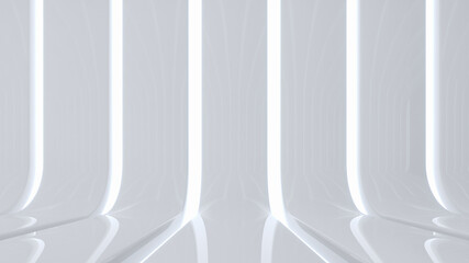 Abstract white background. 3d rendering