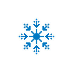 Winter Vector , Abstract Snow Logo