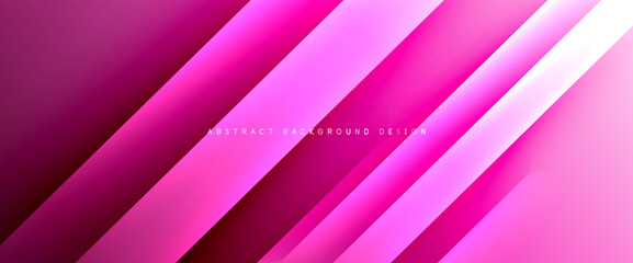 Fototapeta premium Fluid gradients with dynamic diagonal lines abstract background. Bright colors with dynamic light and shadow effects. Vector wallpaper or poster