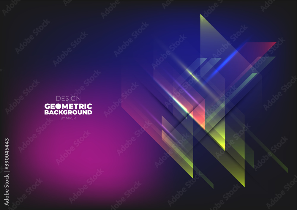 Aufkleber technology background color vector for web and design