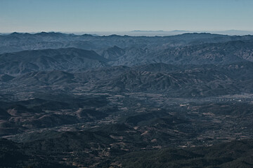 Obraz premium Sky and mountains on Viewpoint
