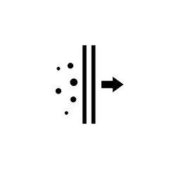 Air purifier. Vector icon