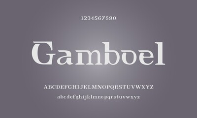 Elegant alphabet letters font and number, classic elegant lettering minimal fashion designs, typoghraphy font regular uppercase and lowercase
