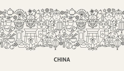 Naklejka premium China Banner Concept