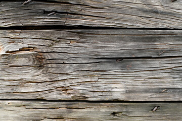 Wood texture background. Rough surface of old knotted table with nature pattern