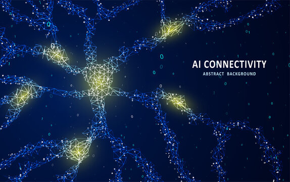 Human neuron anatomy concept