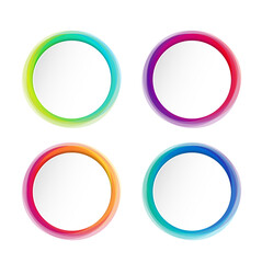 Modern round or circles abstract banners overlay. Graphic banners concept vector design EPS10.