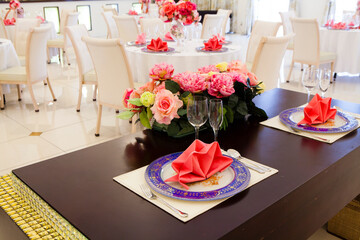 新郎新婦のメインテーブル