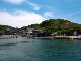 Fototapeta na wymiar 漁港 , 漁村 , 港町 , 日本 , fishing village , Fishing port , japan