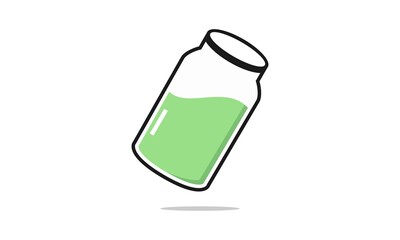 Drinking bottle illustration vector design