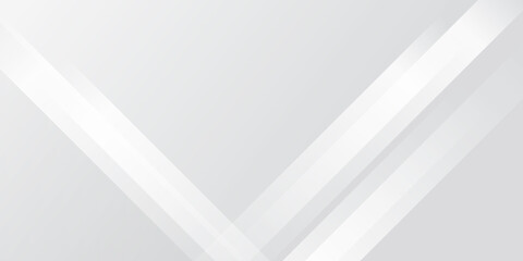 Banner web template abstract white square shape with futuristic concept background