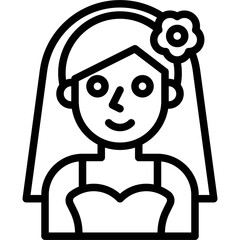 Bride of frankenstein costume icon, Halloween costume party