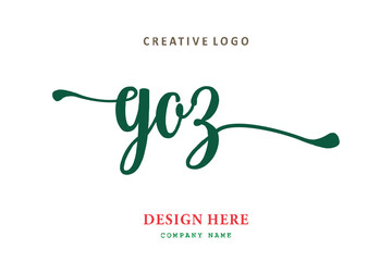 GOZ lettering logo is simple, easy to understand and authoritative