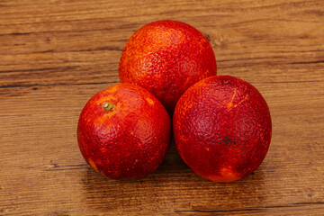 Red sweet orange over background