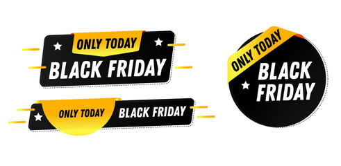 black friday sign text template