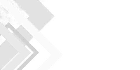 Obraz premium Modern white gray abstract web banner background creative design. Vector illustration design for business presentation, banner, cover, web, flyer, card, poster, game, texture, slide, magazine, and ppt