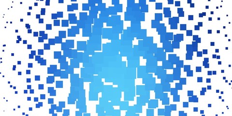 Light BLUE vector template with rectangles.