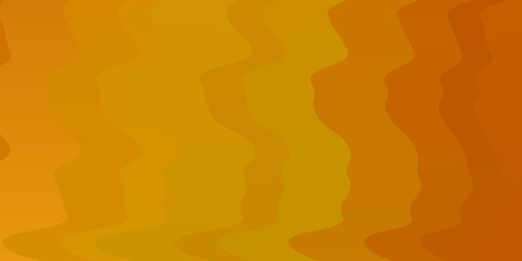 Light Orange vector template with curves.