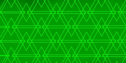Light Green vector backdrop with lines, triangles.