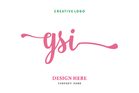 GSI lettering logo is simple, easy to understand and authoritative
