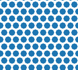 geometric blue snow seamless pattern for design