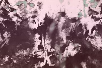 Obraz premium beautiful grunge randomly painted canvas, fabric with color paint spots and blots texture for use as background.