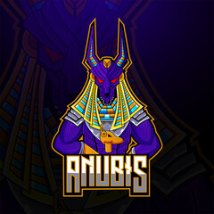 Anubis esport mascot logo