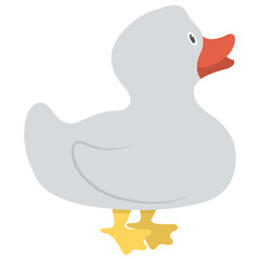 
A rubber duck is a toy shaped like a stylized duck and is often symbolically linked to bathing 
