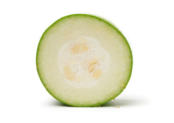 Winter melon on white background