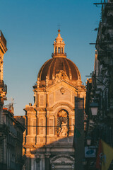 Fototapeta premium Cathedral of Catania, Sicily, Italy