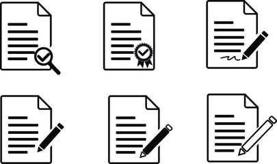 document icon set