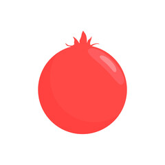 Delicious pomegranate fruit icon