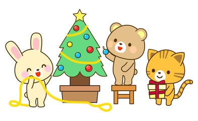 クリスマスイラスト　子供向け
