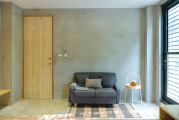 Interior of a living room in a guest house