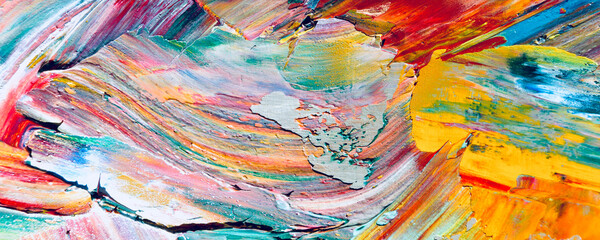 Abstract oil painting on canvas . background wallpaper. Modern motif visual art . Trendy hand painting . Wall decor and Wall art prints Idea.Texture.