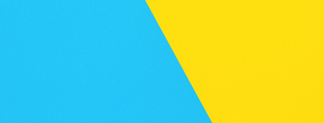 Abstract yellow, red and light blue color paper geometry composition banner background