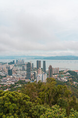 Fototapeta premium shenzheng city sky line 