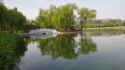 Fototapeta premium The beautiful temples and historical sites of the Ming and Qing Dynasty in Beijing / Peking, China
