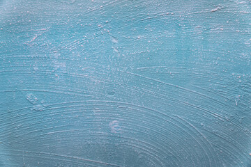 Old cracked painted blue wall for background and design
