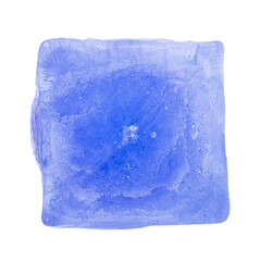 Fototapeta premium Blue ice cube block