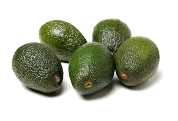 avocado isolated on white background