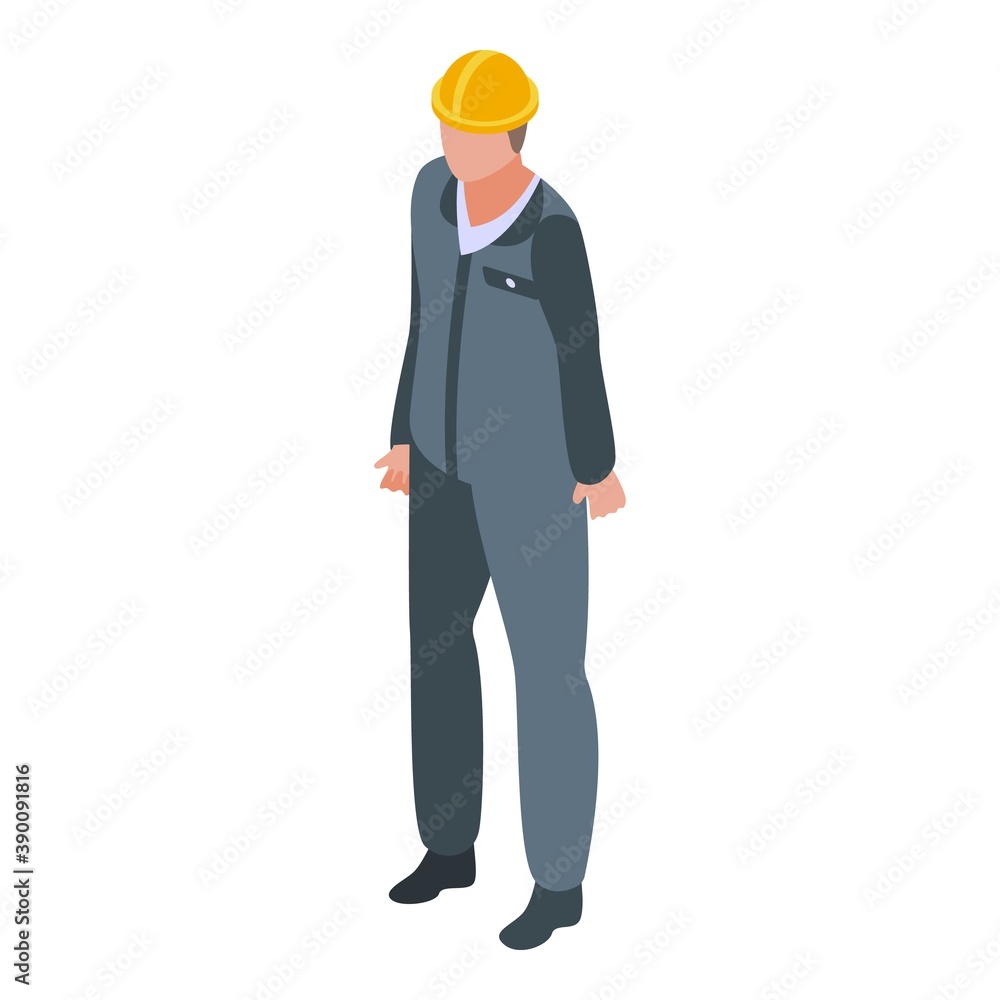 Aufkleber architect student job icon. isometric of architect student job vector icon for web design isolated o