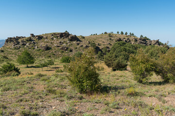 mountainous landscape in Sierra Nevada in southern Spain