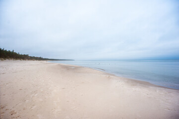 Baltic sea. Nature. Silence. Calm.