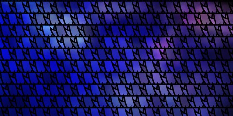 Naklejka premium Light Pink, Blue vector background with triangles.