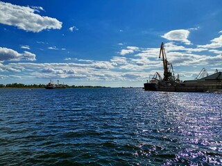 ship wreck in the sea