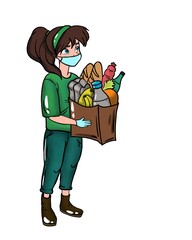 Delivery of products on home