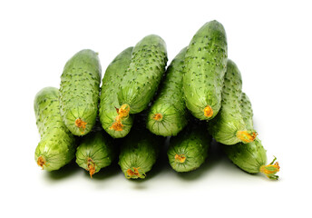 cucumber isolated on white background